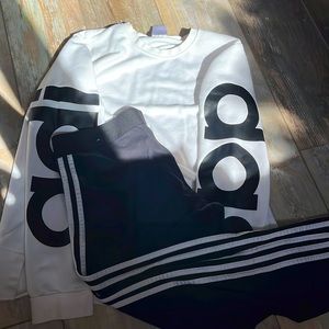 Matching outfit from adidas amazing for a jog